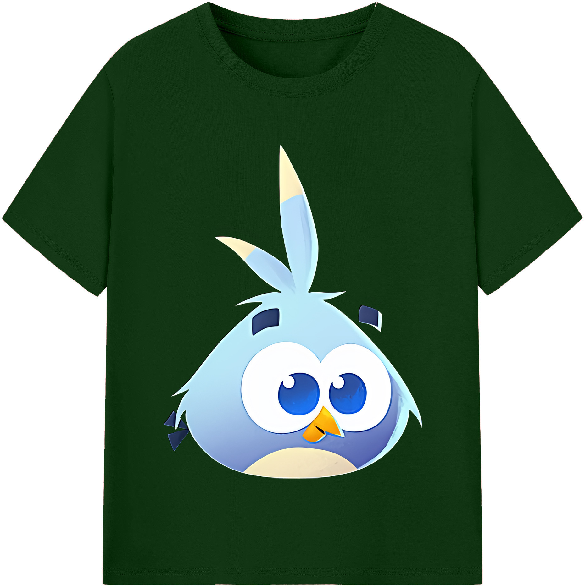 （画像用） Angry Birds アングリーバード 綿100％半袖Tシャツ（フロントプリント）